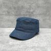 Four Seasons Can Wear Denim Blue Equestrian Hat Female Flat Top Knight Hat House Lesbian Hat