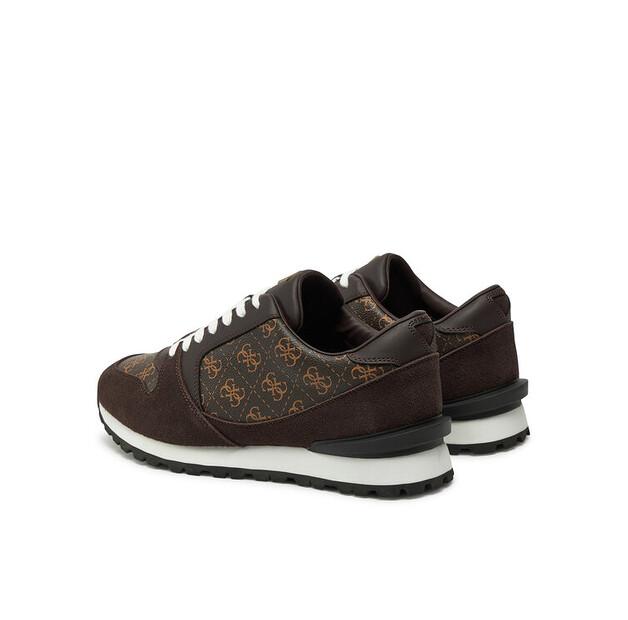 Мужские кроссовки Guess Fmparo ell12 коричневые