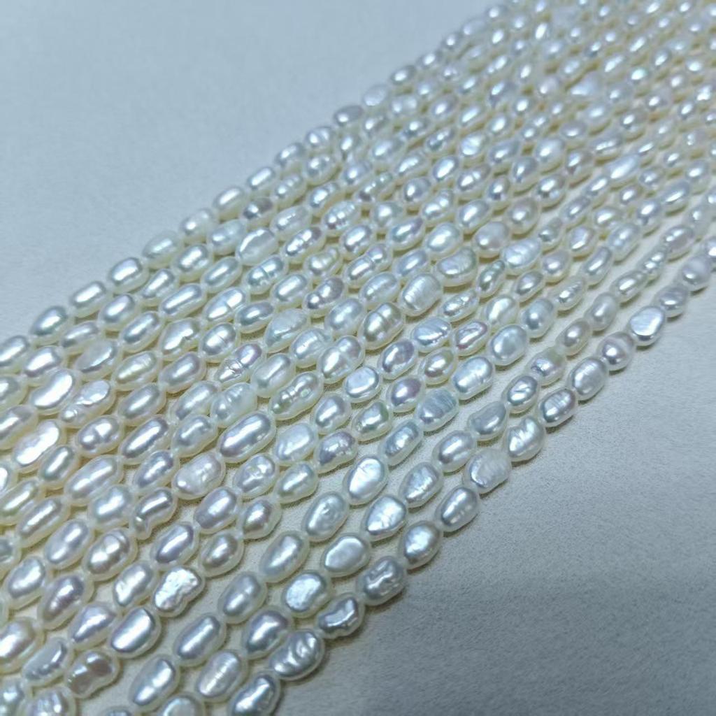 Collana di Perle d'Acqua Dolce Irregolari & Perline Keshi per Artigianato di Gioielli Fai-da-Te