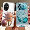 For Honor 200 Pro Honor200 Elegant Floral Butterfly Phone Case For Honor 200 200Pro Soft Silicone TPU Cases