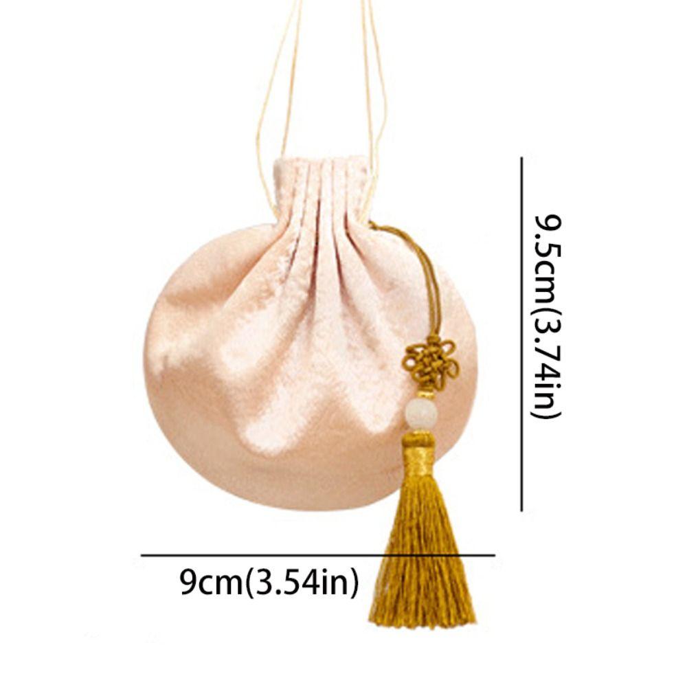Jewelry Bag Chinese Style Cloth Sachet Brocade Hanging Pouchperfume Bag  Blessing Gift