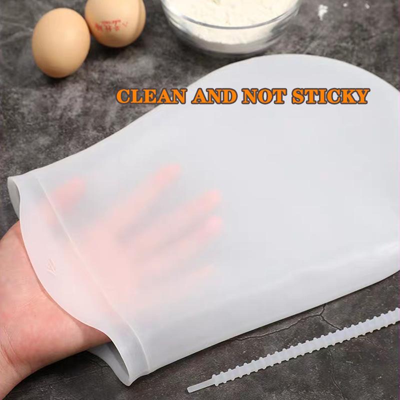 Silicone Kneading Magical Bag Dough Nonstick Flour Mixer Bag Reusable Cooking Pastry Tools for Bread Pastry Pizza Kitchen Tools