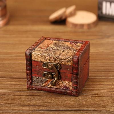 Carefully Selected And Carefully Selected Sold Antique Wooden Small Square Boxes European Style Retro Wooden Storage Boxes Making Old Handicrafts