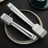 1pc  Stainless Steel Food Tongs Barbecue Non-Slip Non-Stick Steak Clamp Cooking Tool BBQ Food Tongs Kitchen Accessories