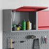 Tool Cabinet with Storage Red and Grey 50 x 25 x 35 cm