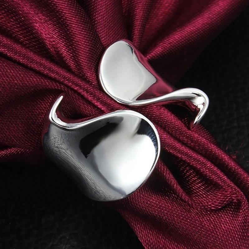 European & American Geometric Adjustable Alloy Ring for Women