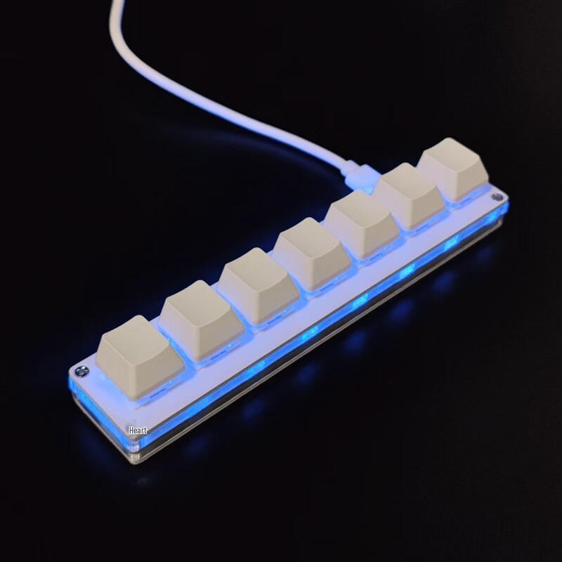 OLOEY 7-Key Programmable Macro Mechanical Keyboard