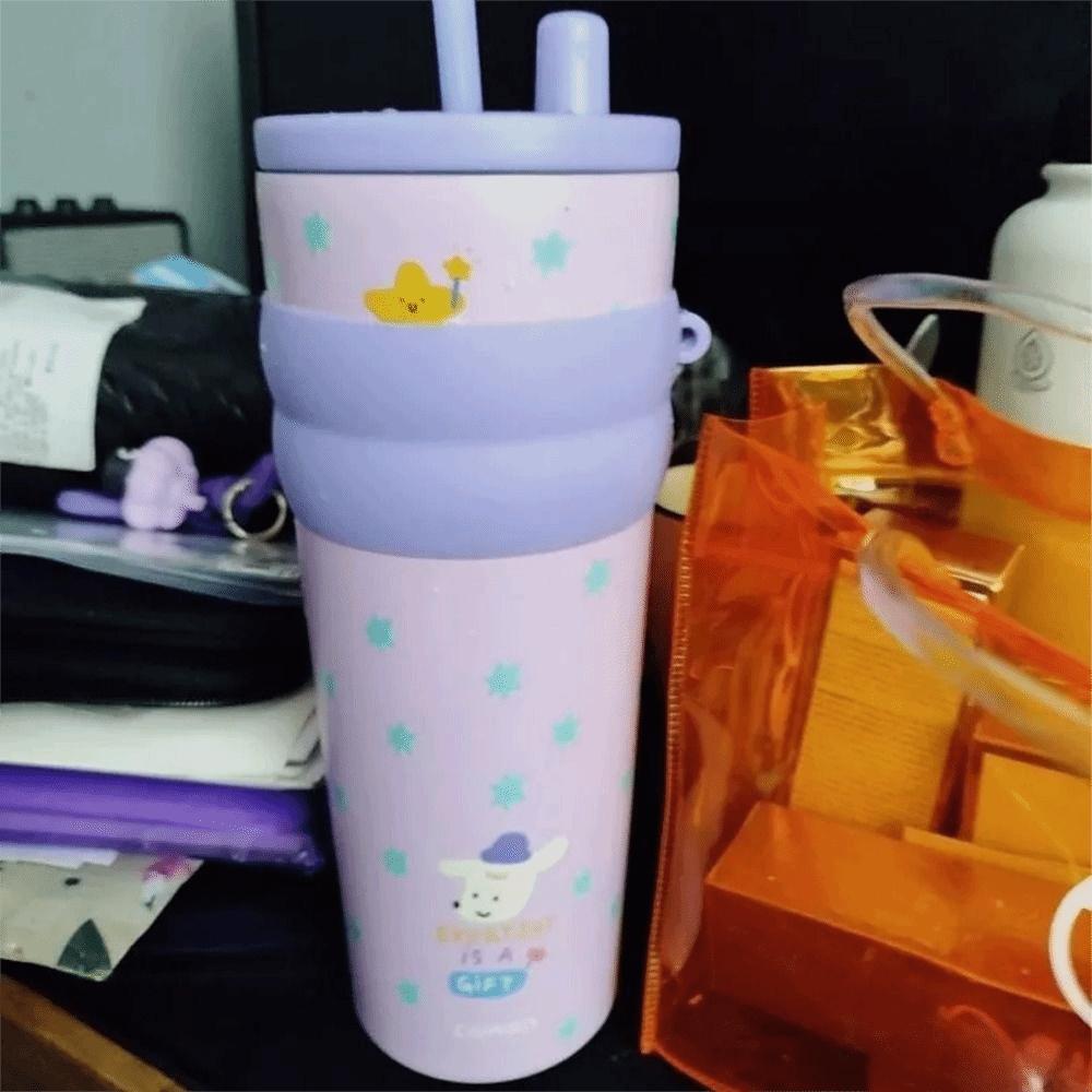 Leak-Proof Stainless Steel Insulation Cup 700ml Car Cup Portable Thermos Water Bottle  Travel