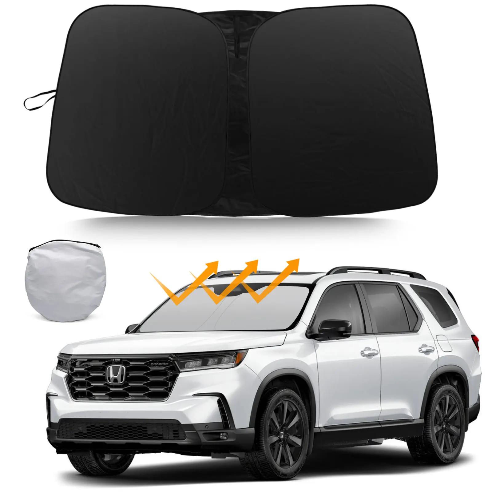 Fit For Honda Pilot 2016-2025 Car Front Windshield Sun Shade UV Rays Block Cover For Pilot 2016-25