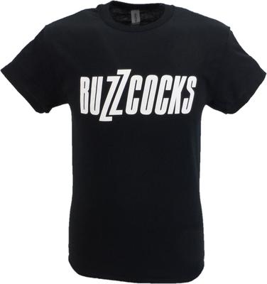 Unisexs Black Official Buzzcocks Logo T Shirt