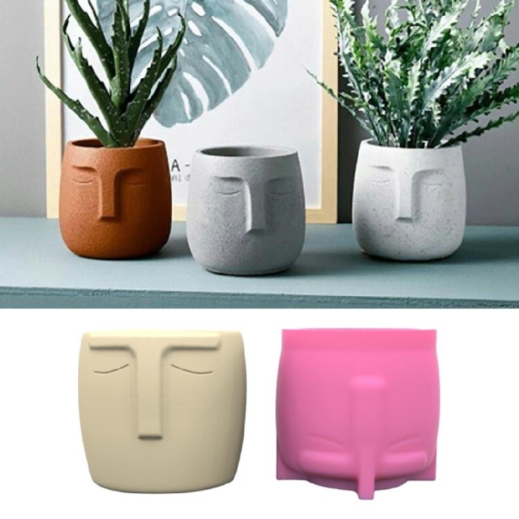 Home Decorations Silicone Mould for Flower Pot Concrete Mold DIY Resin Craft