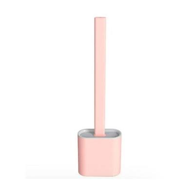 SHOP-STORY - TOILETTENBÜRSTE PINK : Ultrahygienische WC-Bürste aus flexiblem Silikon - Rosa
