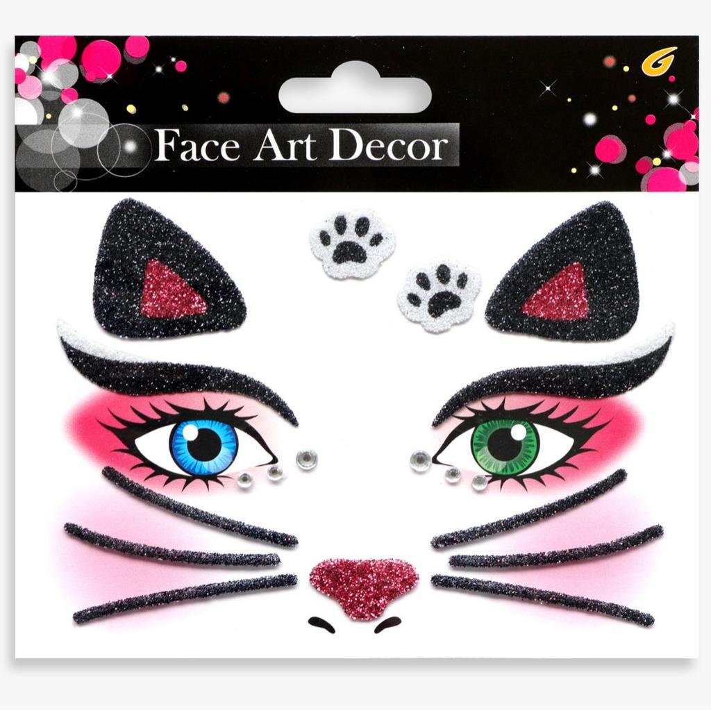 Carnival Festival Party Face Stickers Valentine's Day Face Stickers Makeup Stickers Children's Decorative Stickers