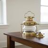 Hanging Ship Oil Lantern Anchor 35.56 Cm Brass Nautical Maritime Light Oil Lamp