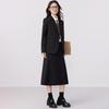 Troloman Women's Professional Blazer & Skirt Set