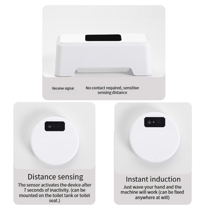 Easy Installs DIY Touchless Toilet Flushers Water Saving Flush for Automatic Flushing & Water Conservation Feature