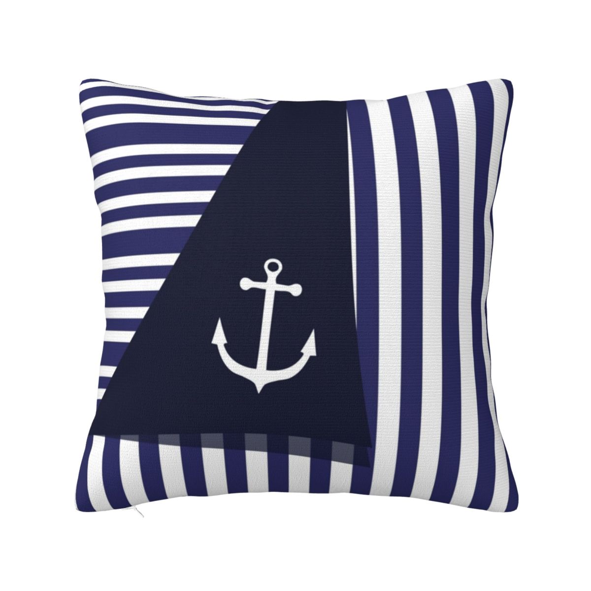 

Nautical Red Navy Anchor Square Pillow Cases Cushion Covers Awesome Zippered Decorative Pillowcase for Sofa 45*45cm 12x12Inch