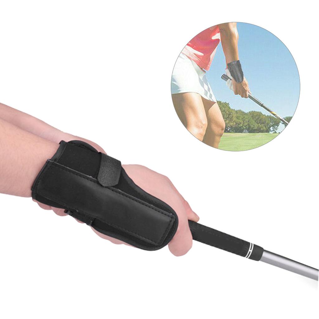 Golf Armband Haltungskorrektor Schwungtraining Übungsgeräte Zubehör Armkorrekturhilfen Schwarz