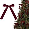 Vintage Velvet Ribbon Bows Home Decor Velvet Christmas Bows Christmas Tree Ornaments  Hair Rope