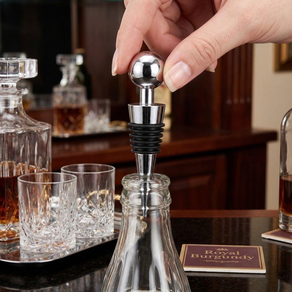 3pcs Leak Proof Vacuum Wine Stopper Silicone Stopper Wine Sealer Bottle Stopper  Hotel