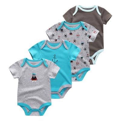 Baby Clothes Newborn Bodysuits Short Sleeve Infantil Toddler Costumes Kids Clothing BDS4117