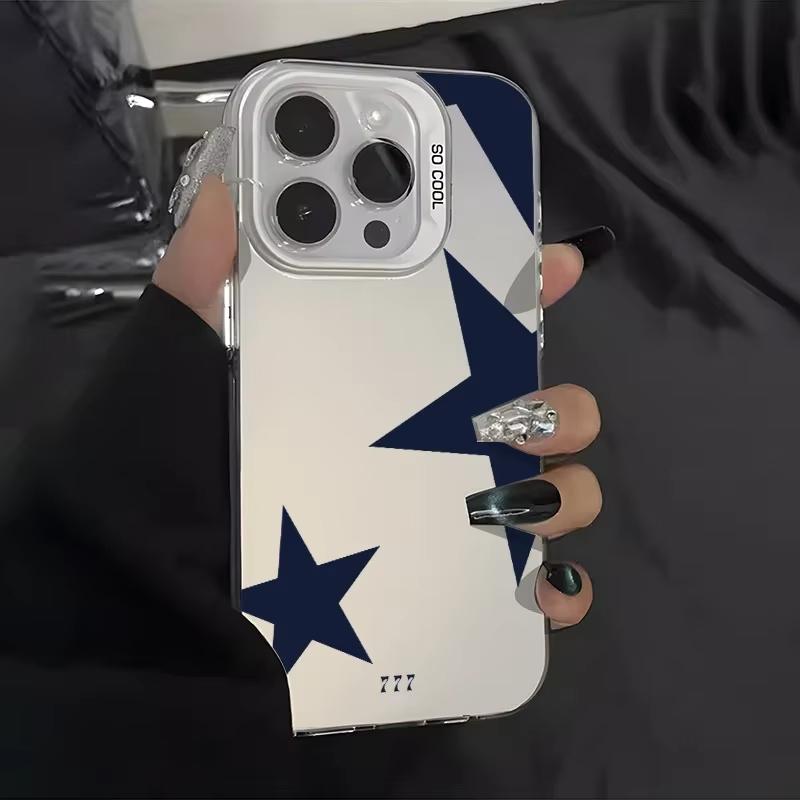 New Stars Lucky Angel Number Phone Case For iPhone 17 16 15 14 13 12 11 Pro Max 17 Air 16E 7 8 Plus X XS XR Anti Fall Back Cover