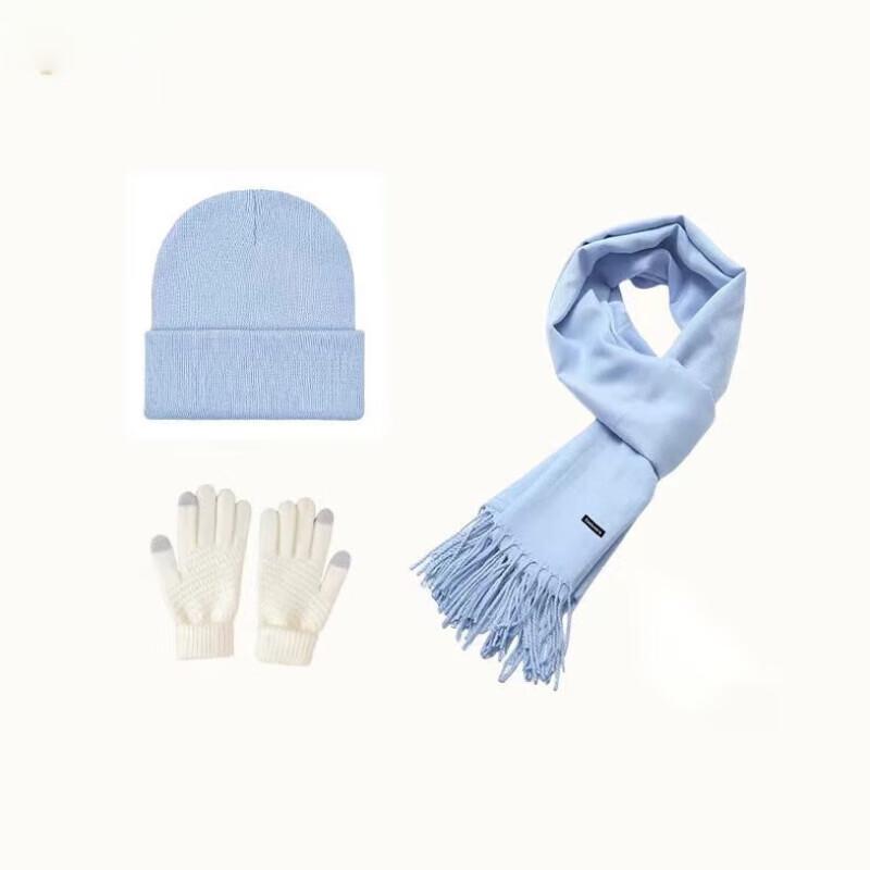 

EILEI Зимний теплый комплект шарф и перчатки One Size