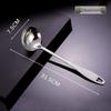 WuTuo 304 Stainless Steel Thickened Long Handle Soup Ladle