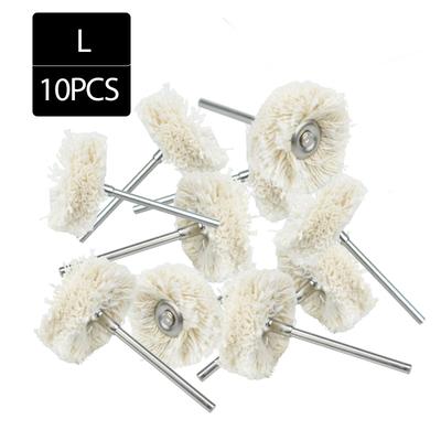 2.35MmX10Pcs Dental Polishing Wheel Wool Cotton Polishing Brushes Polishers for Rotary Tools Jewelry Buffing Polishing Wheel