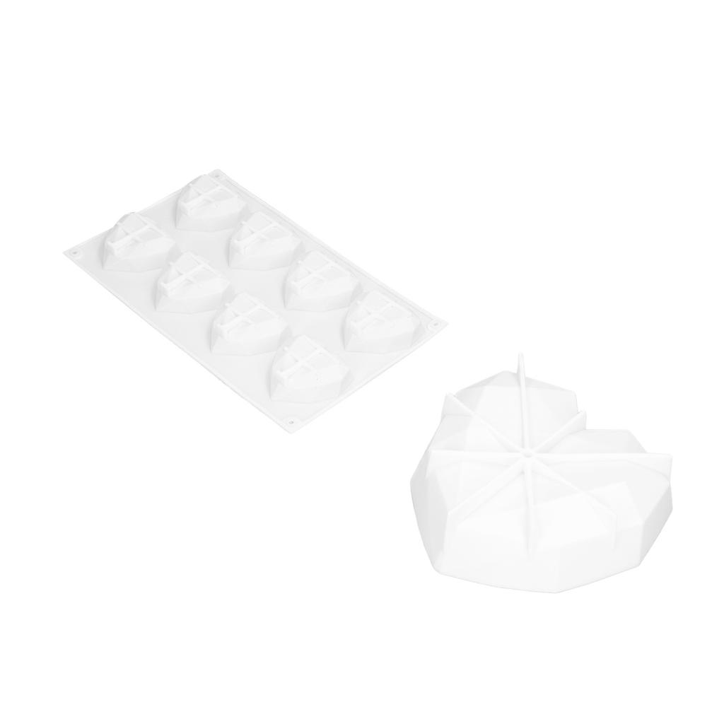 2 Piece Set Heart Mold Food Grade Silicone DIY Production Silicone Baking Mold for Baking Chocolate Fondant Wedding