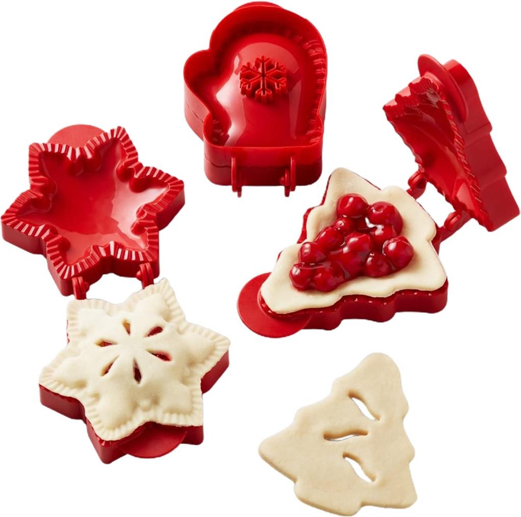 Classic Mini Hand Pie Molds, Pocket Pie Press, Dough Pocket Pie Presser Molds, One Press Autumn Cottage Pie Set, Party Potluck Hand Pie Pan Molds Set