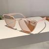 Luxusmarke Designer Vintage Sexy Damen Katzenaugen Sonnenbrille Damen Für Herren Sonnenbrillen Trendig Punk Beliebt Spiegel Rosa Tönungen
