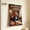 New Year Gift for Dog Lovers 2027 Funny Working Wall Calendar, Jan. 2027-Dec. 12 X Functional Memo Writing Pad 8 Inch Monthly Planner with Puppy