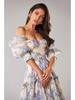 Off-the-Shoulder Organza Fairy Evening Dress