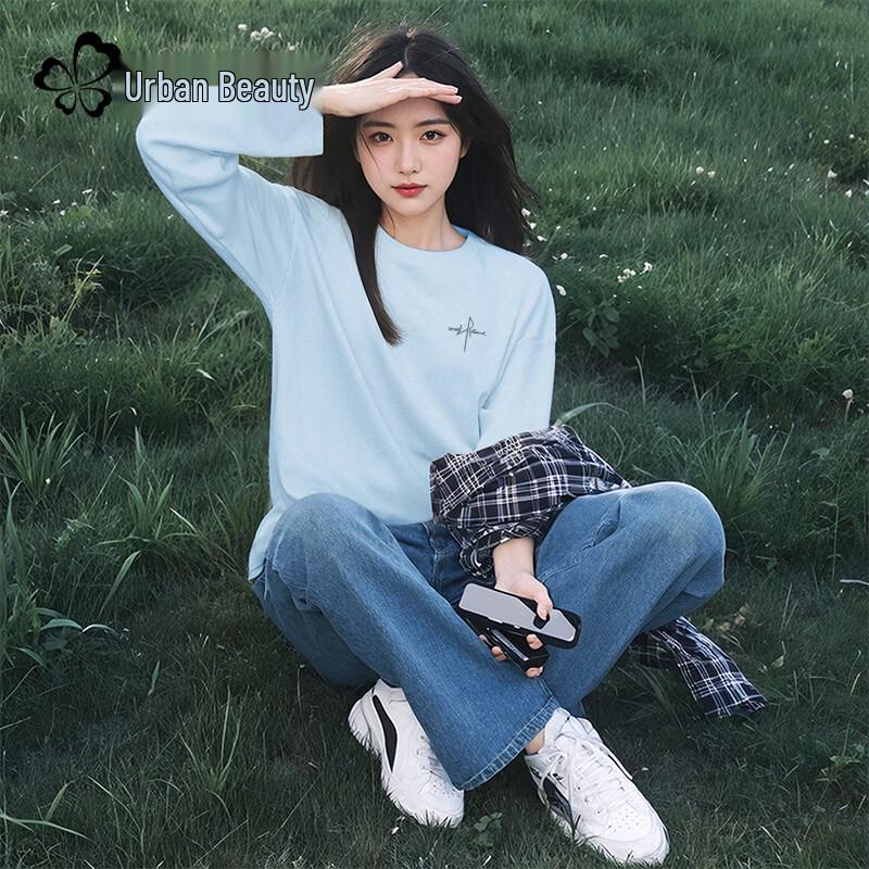 Dushi Liren Women s Long-Sleeve Breathable Cotton T-Shirt M