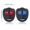 Silicone 2 Buttons Remote Car Key Shell Cover For Mitsubishi Lancer Ex Evolution Grandis Outlander Case