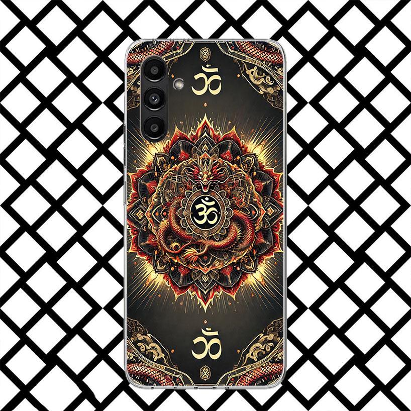 Mandala Chakra Insist Yoga Phone Case for Samsung Galaxy A17 A37 A57 A16 A26 A36 A56 A15 A25 A35 A55 A14 A24 A34 A54 A13 A23 A33