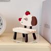 Cartoon Chair Shaped Phone Holder 1Pc Stable Non-Slip Skin-Friendly Matte Stand for Mobile Phone Video Calls Live Streaming