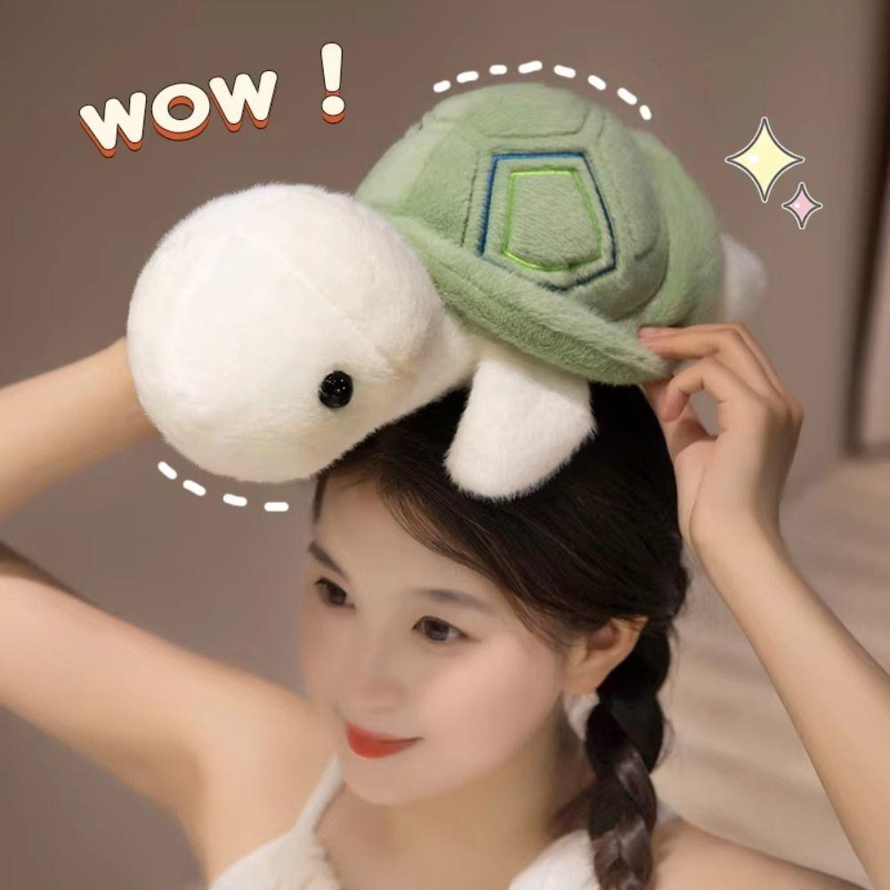 Fluffy Tortoise Plush Toys Stuffed Doll Sea Turtle Animal Doll Sea Turtle Stuffed Doll Car Decor