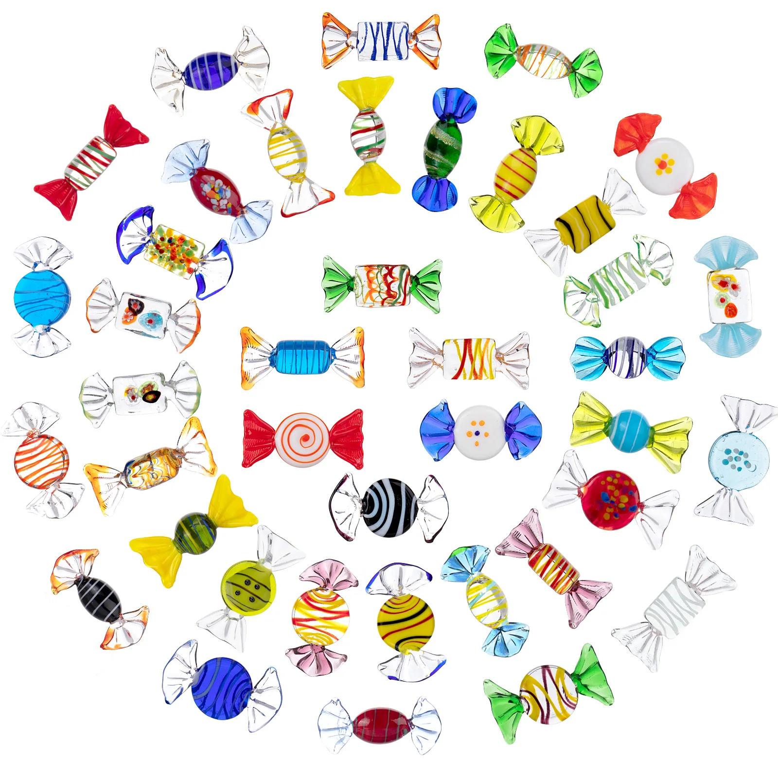 20/40pcs Vintage Murano Style Various Glass