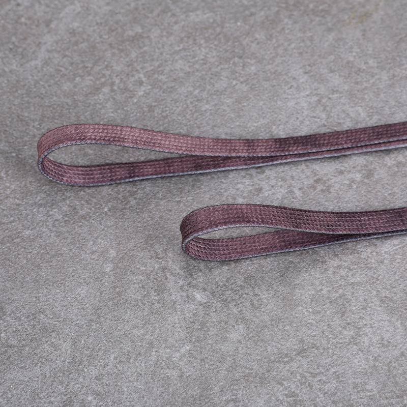 NEW 1 Pair Flat Shoelaces Polyester Cotton White Shoe Laces for Sneakers Pattern Weaving Non Fading Shoestring Shoe Accessories