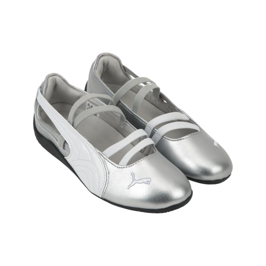 Puma Speedcat Ballet Metallic - Silber Damen Sneaker Weiß 401581-01