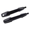 Outer Door Handle Comfortable Grip Black Scratch Resistant Exterior Door Pull Handle Replacement for