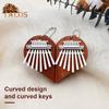 1 Pair Thumb Piano 8 Key Finger Thumb Piano with Wood Base Easy To Learn Kalimba for Beginners Kids And Adults
