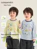Kaka Panda Kids' Long-Sleeve Base Layer T-Shirt - Spring/Fall Trendy Wear