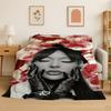 Fashion Aitana Spanish Singer Flannel Blanket Soft Warm Throw Blanket for Bedroom Living Room Bed Travel Camping Picnic Gift