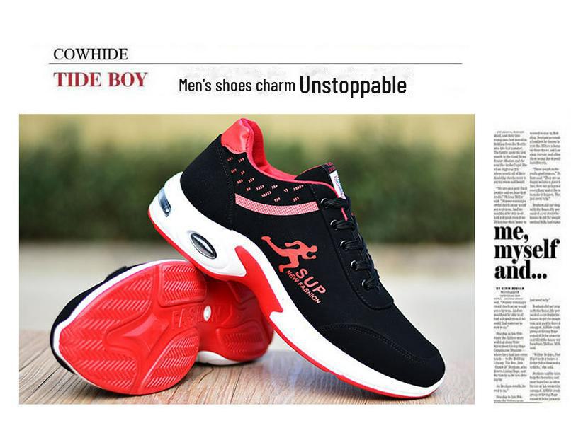 Zapatos de Trabajo Casuales de Cuero Impermeables Antideslizantes para Hombre - Zapatos Deportivos de Otoño a la Moda para Hombre