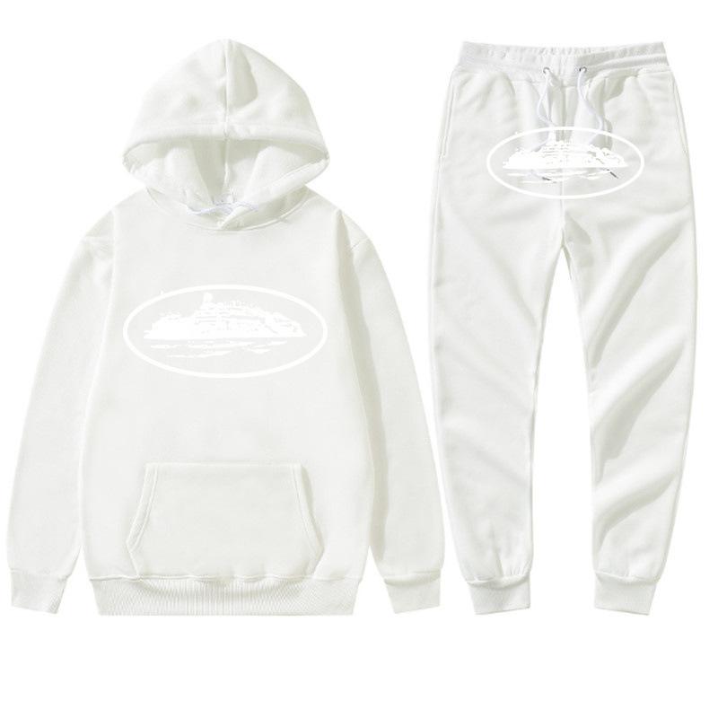 Grensoverschrijdend Corteiz trendy merk hoodie trainingspak sport trui heren en dames tweedelig trui + joggingbroek kleding street shirt