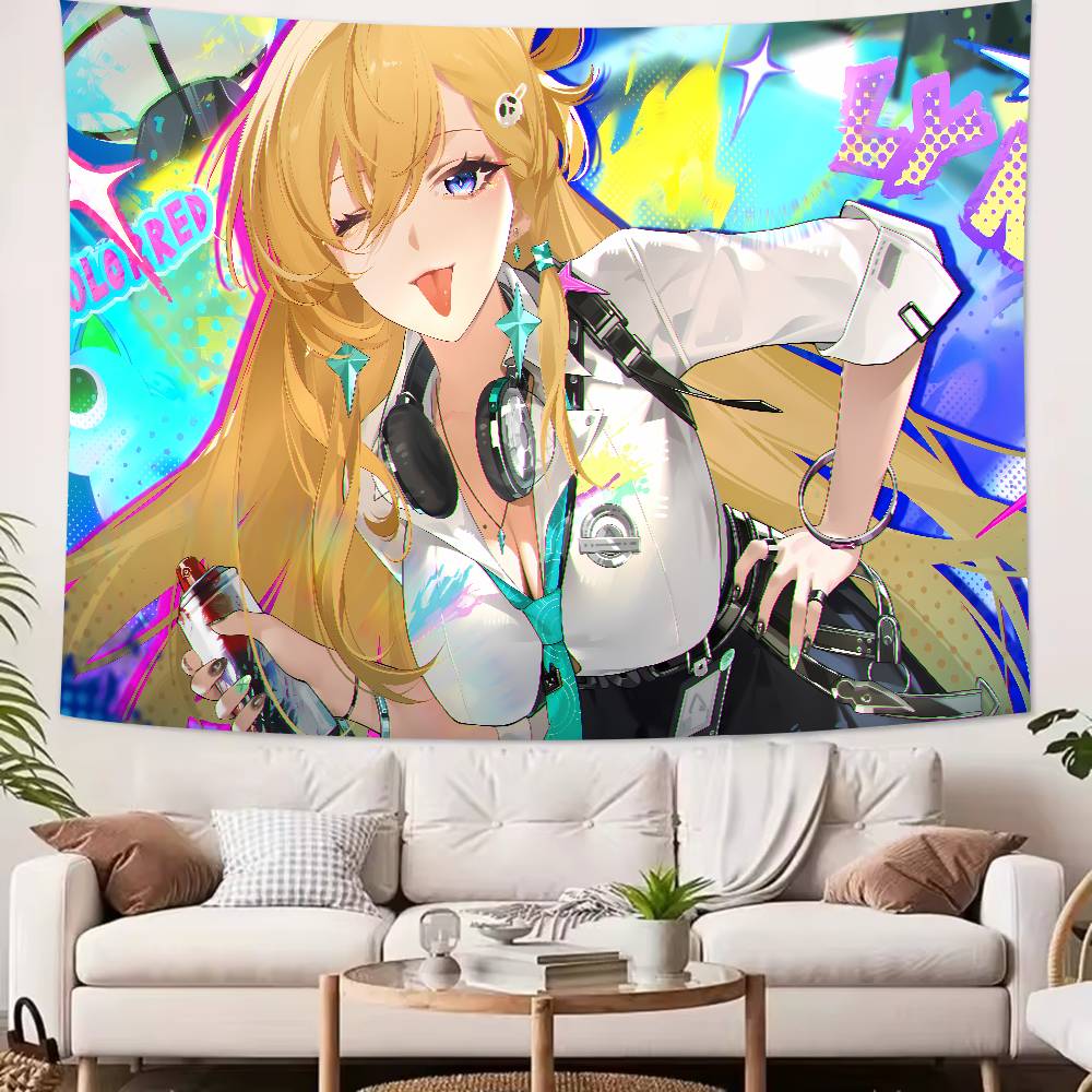 Large Fashion Pretty Hot Girl Lynae Tapestry Decoration Bedroom Dormitory Background Cloth Home Party Living Room Club Tapestry