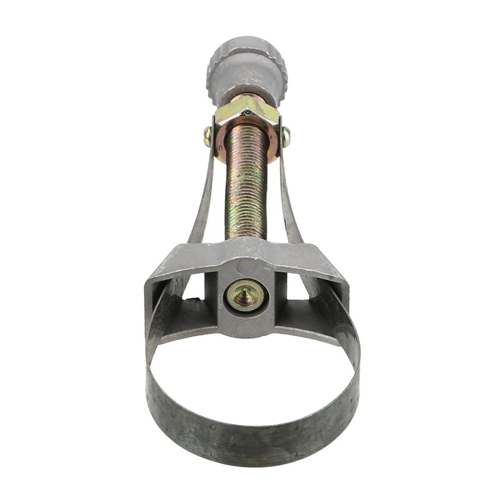 Steel Strap Wrench Hand Tools Car Oil Filter Removal Tool Adjustable 60mm To120mm Diameter